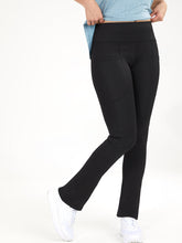 Solid Fit and Flare Yoga Pants FD